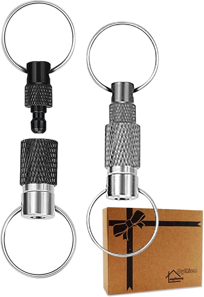 Oythiem Quick Release Keychain Keyring for Men, Women - Detachable